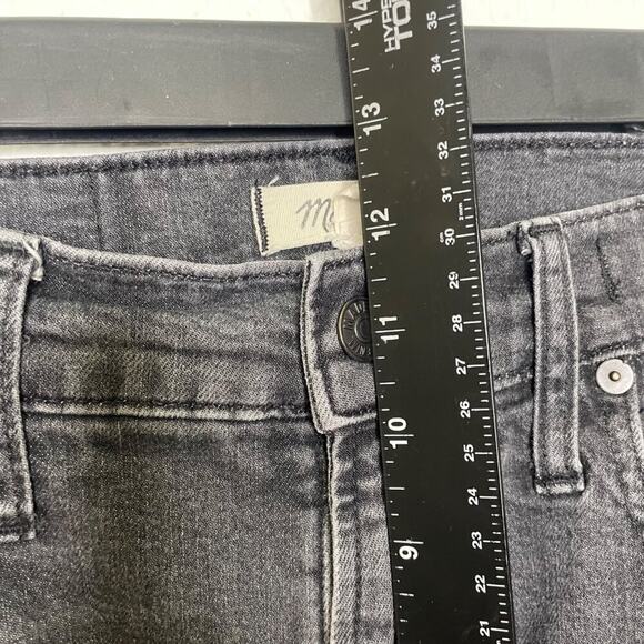 Madewell Womens Jeans Size 28 The Perfect Vintage Crop Jean Faded Black Denim - Picture 6 of 13